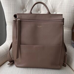 Mina Baie Harper Midi Leather in Desert